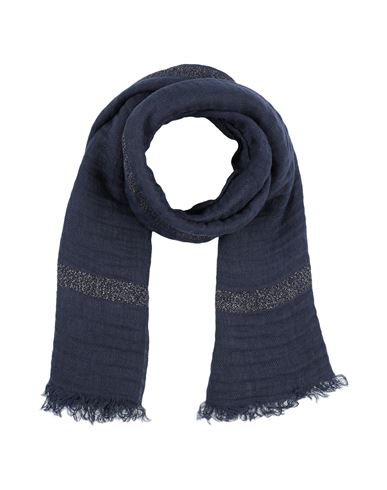 Woman Scarf Midnight blue Size - Linen, Viscose, Polyester