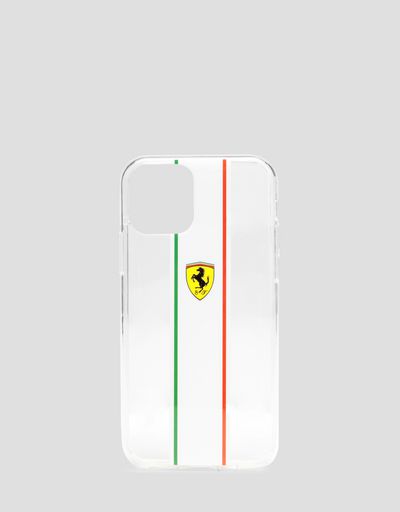 Cover trasparente con tricolore per iPhone 11 Pro
