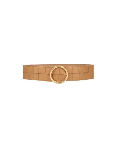 Woman Belt Camel Size 34 Soft Leather