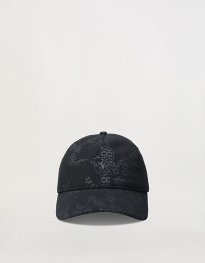 Cappellino con motivo camouflage