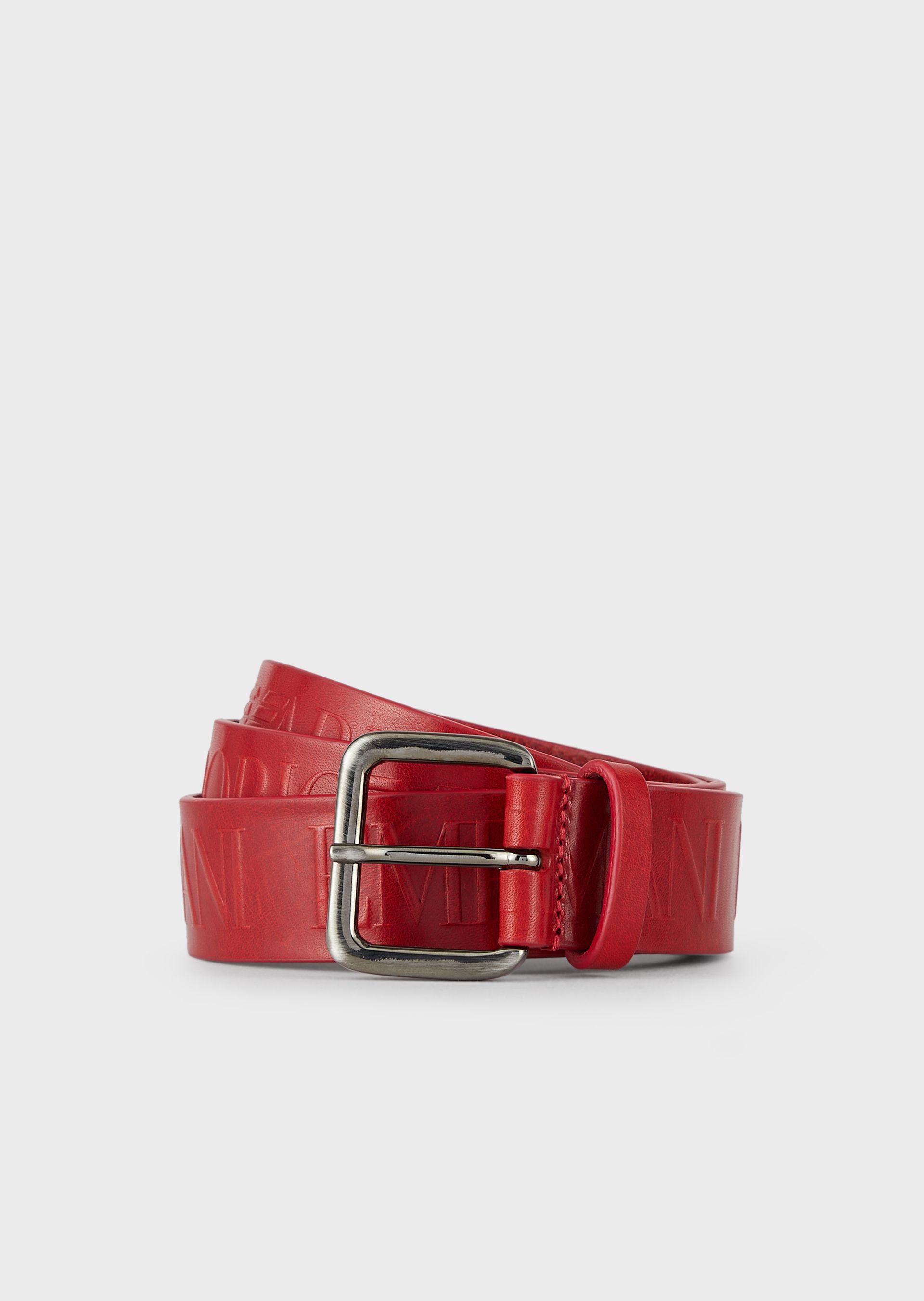 red armani belt