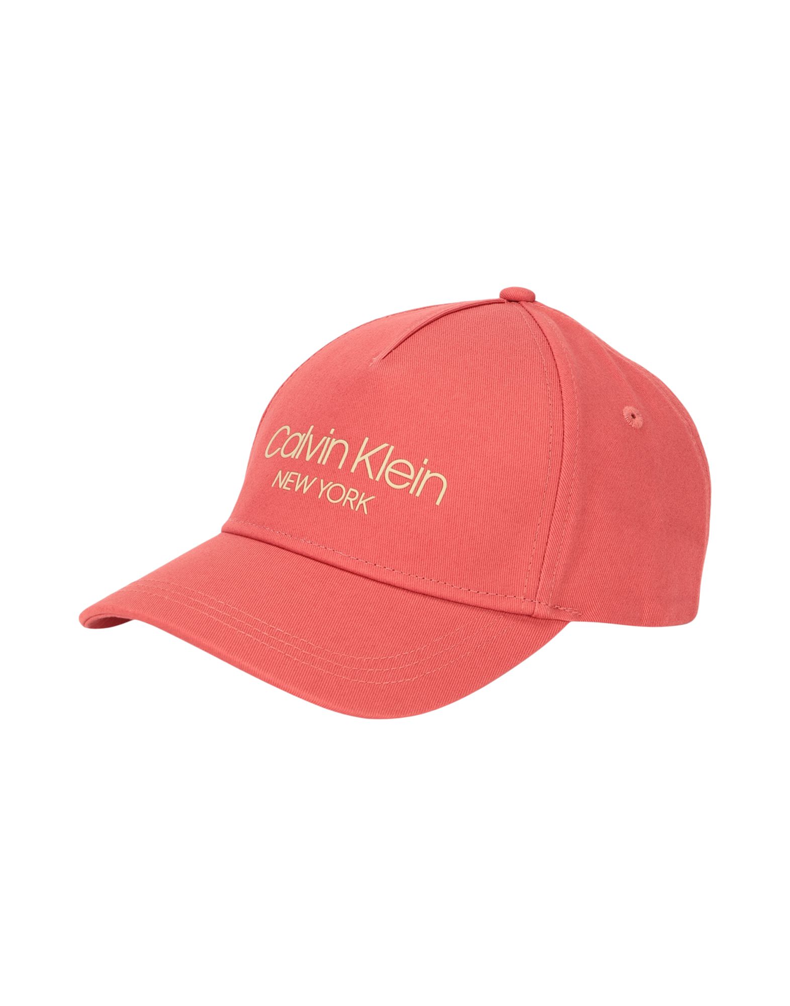 《セール開催中》CALVIN KLEIN レディース 帽子 コーラル one size コットン 100% CK NY BB CAP