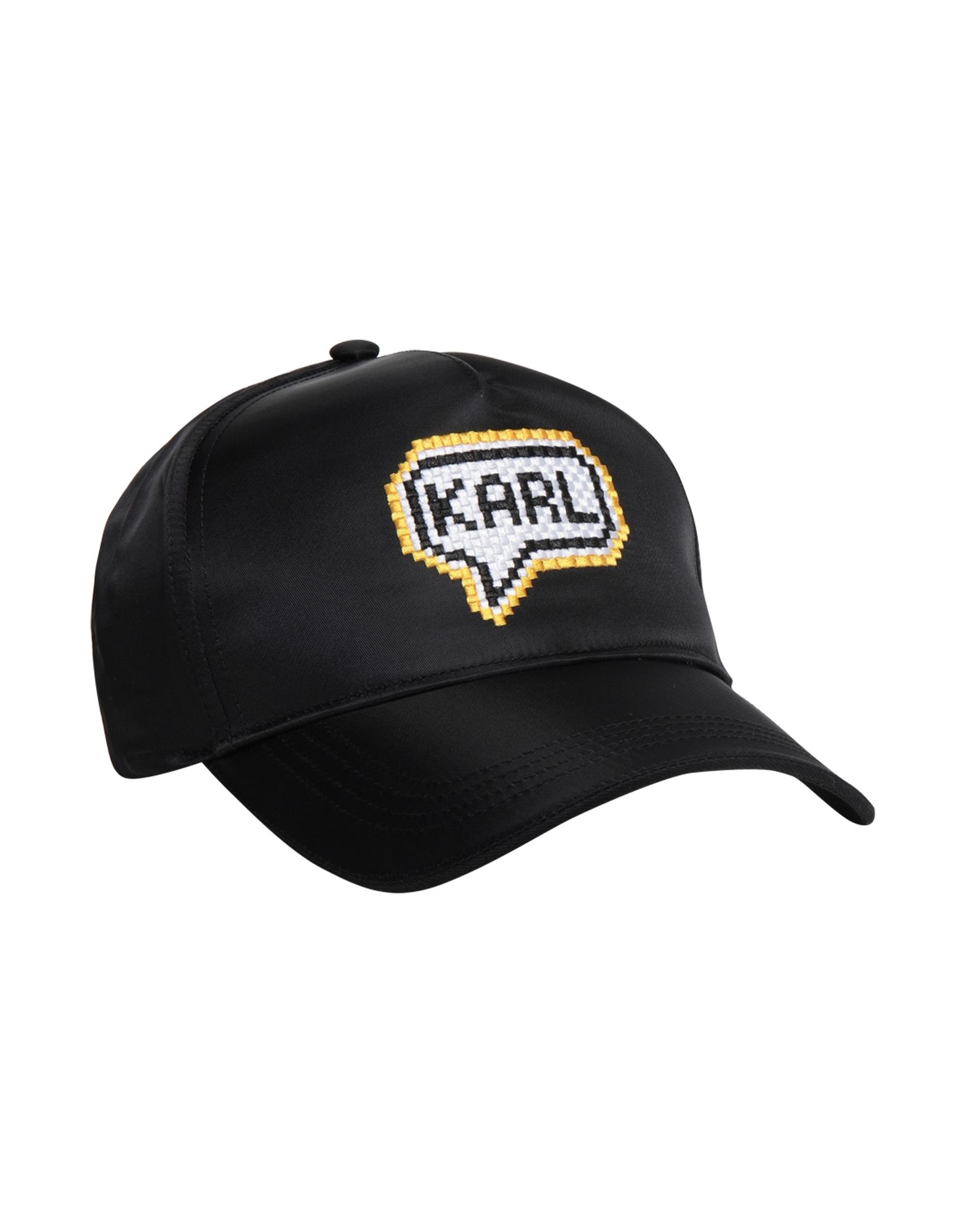 《セール開催中》KARL LAGERFELD レディース 帽子 ブラック one size ナイロン 100% PIXEL NYLON CAP