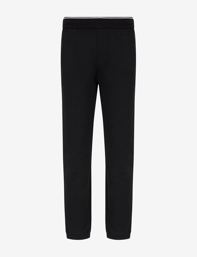 Armani Exchange Pantalone Da Jogging Nero Cotone, Elastan
