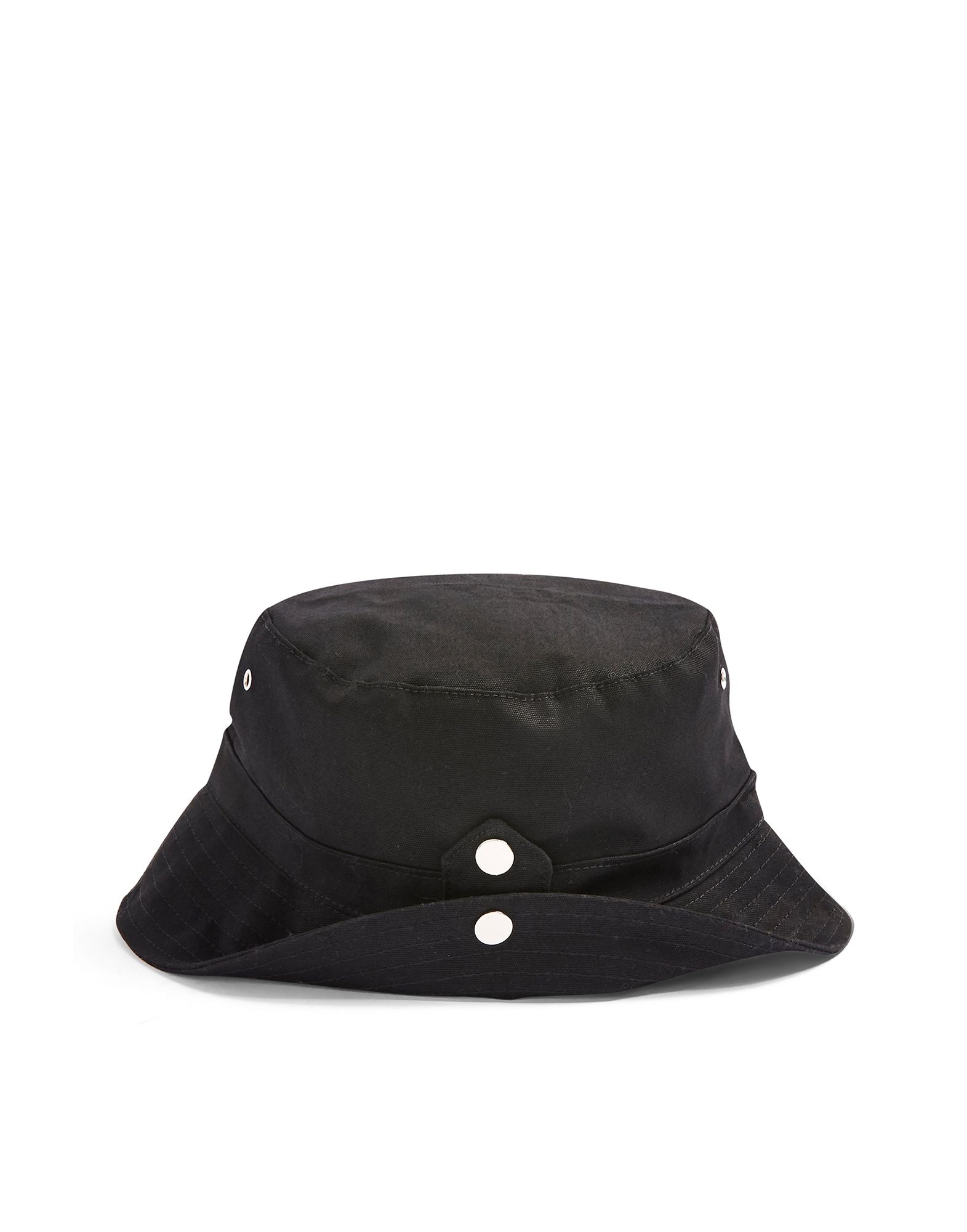 《セール開催中》TOPSHOP レディース 帽子 ブラック one size コットン 100% BLACK POPPER BUCKET HAT