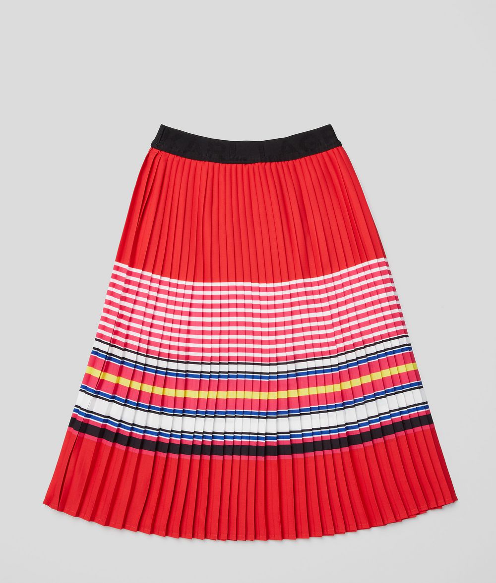 Karl Lagerfeld Enfant Jupe Longue Plissée Multi 100% polyester, Taille: 8