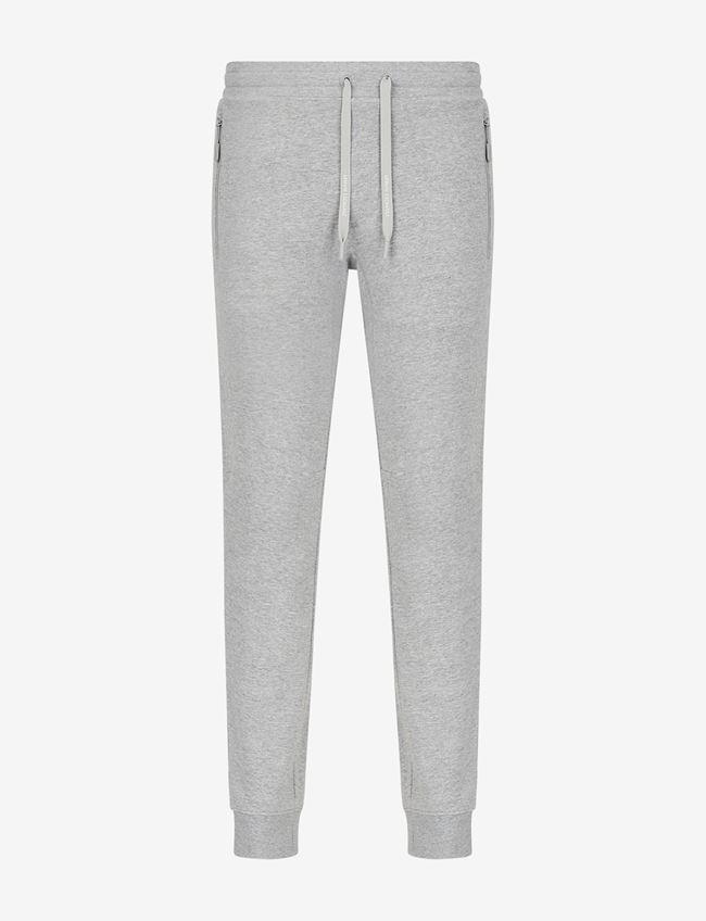 Armani Exchange Pantalone Da Jogging Grigio Chiaro Cotone