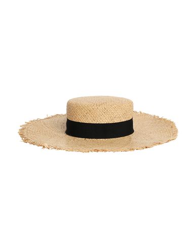 Woman Hat Sand Size M Straw