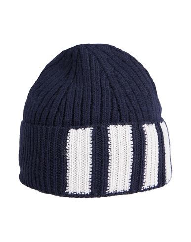 Thom Browne Man Hat Midnight Blue Size Onesize Wool