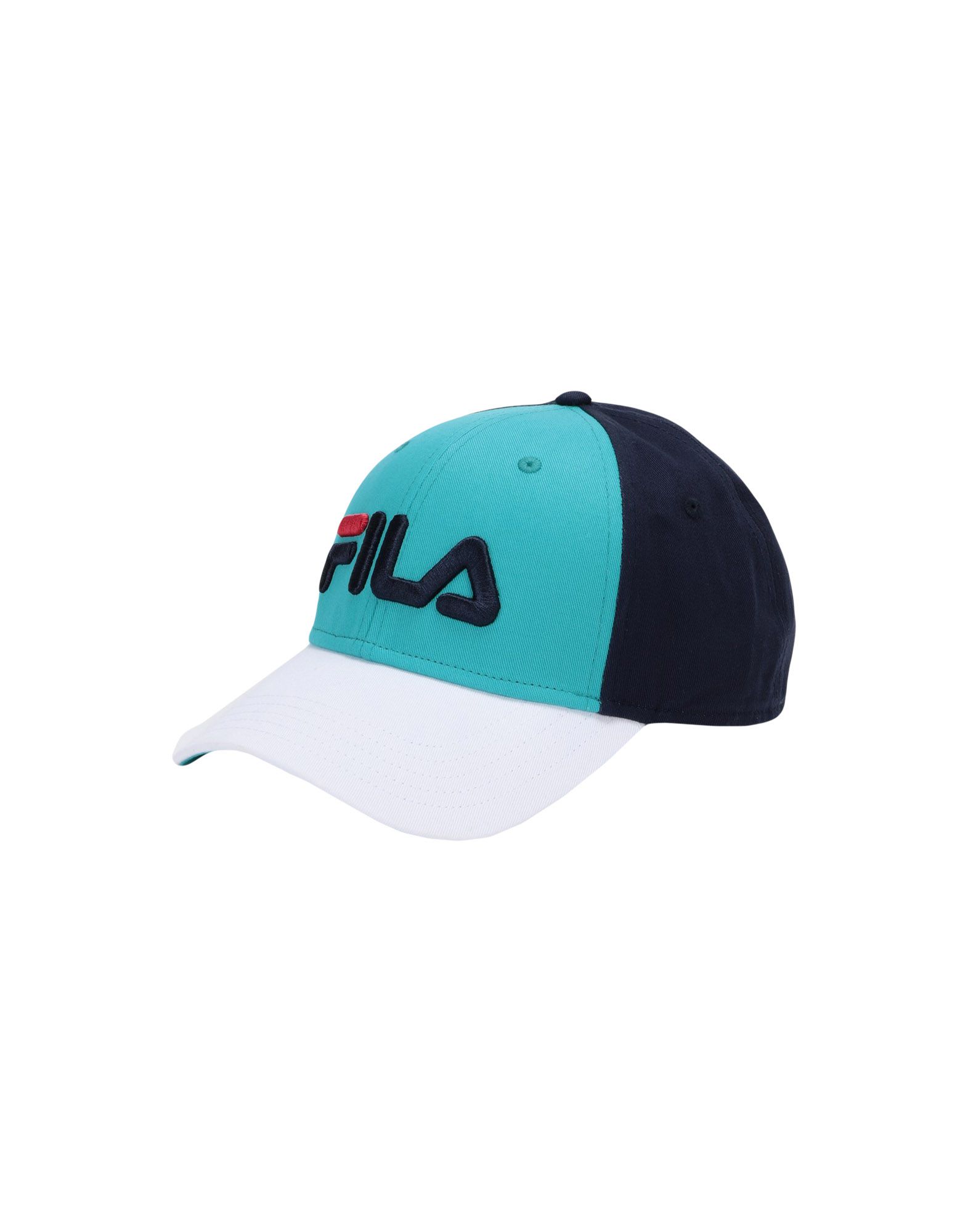 《セール開催中》FILA HERITAGE Unisex 帽子 ダークブルー one size コットン 100% KAN 6 Panel CAP
