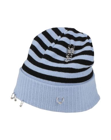 Pinko Uniqueness Woman Hat Azure Size Onesize Wool, Polyamide, Zamak