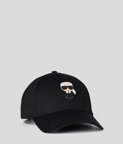 Karl Lagerfeld Homme K/ikonik Cap Noir 100% Coton, Taille: OneSize