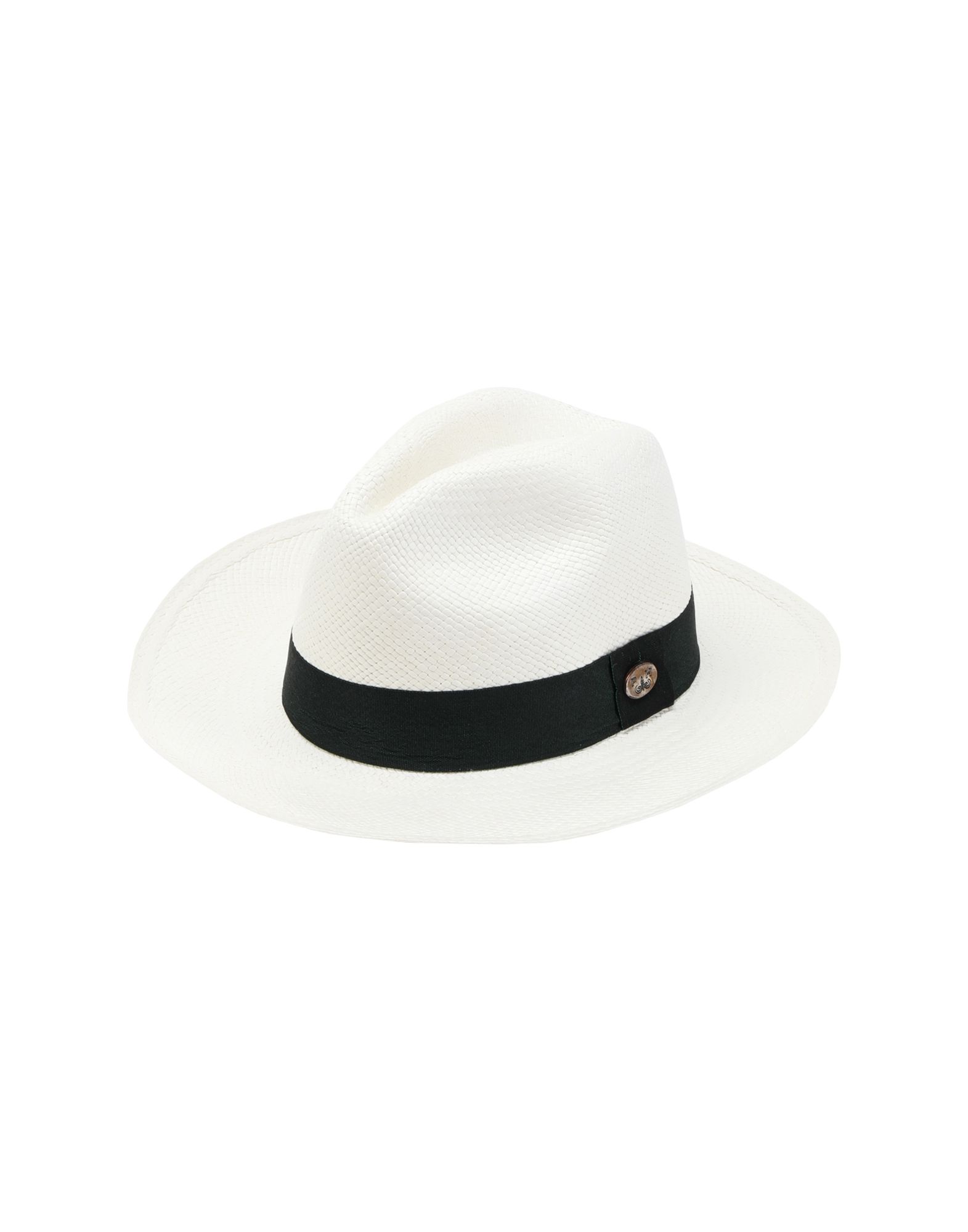 《セール開催中》PANAMA HATTERS レディース 帽子 ホワイト M ストロー 100% EMPORIO PANAMA CLASSIC WHITE IRIDESCENT GREEN +TRAVEL BAG
