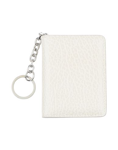 Maison Margiela Woman Document Holder Off White Size - Bovine Leather In White