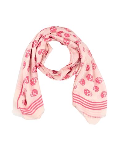 Alexander Mcqueen Skull Scarf In Pink