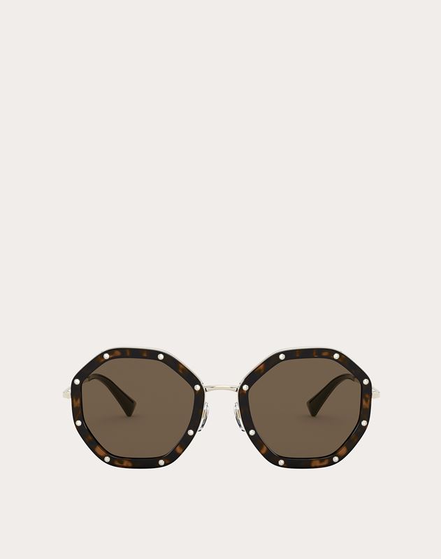 valentino octagonal sunglasses