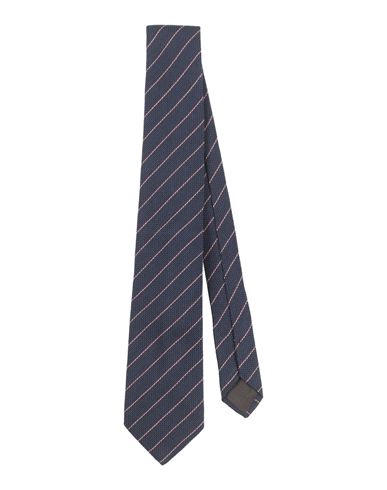 Man Ties & bow ties Navy blue Size - Cotton, Silk