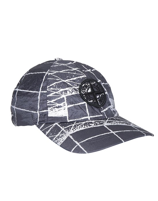 99598 REFLECTIVE GRID ON LAMY Cap Stone Island Men - Official Online Store