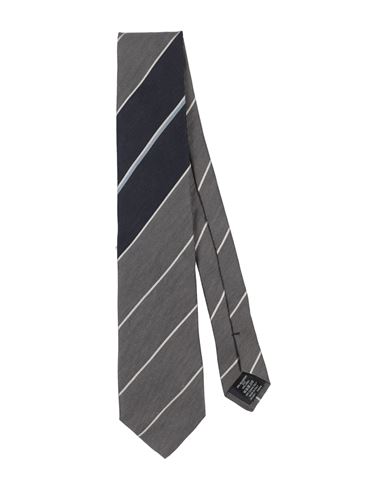 Dunhill Man Ties & Bow Ties Grey Size - Mulberry Silk, Linen