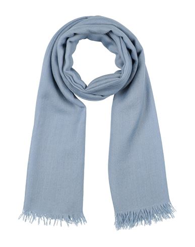 Brunello Cucinelli Woman Scarf Sky Blue Size - Cashmere, Silk In Blue