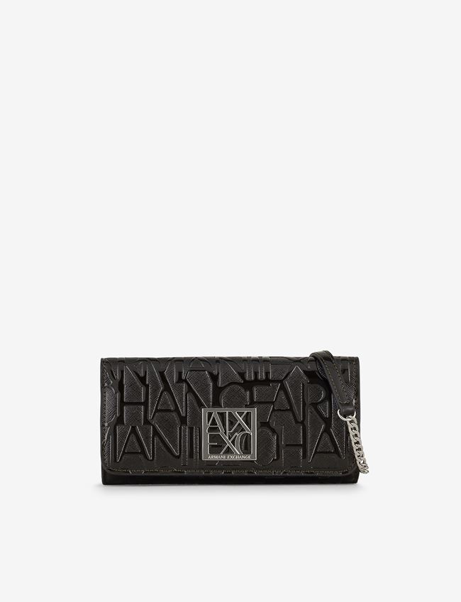 Armani Exchange Portafoglio Nero Poliestere
