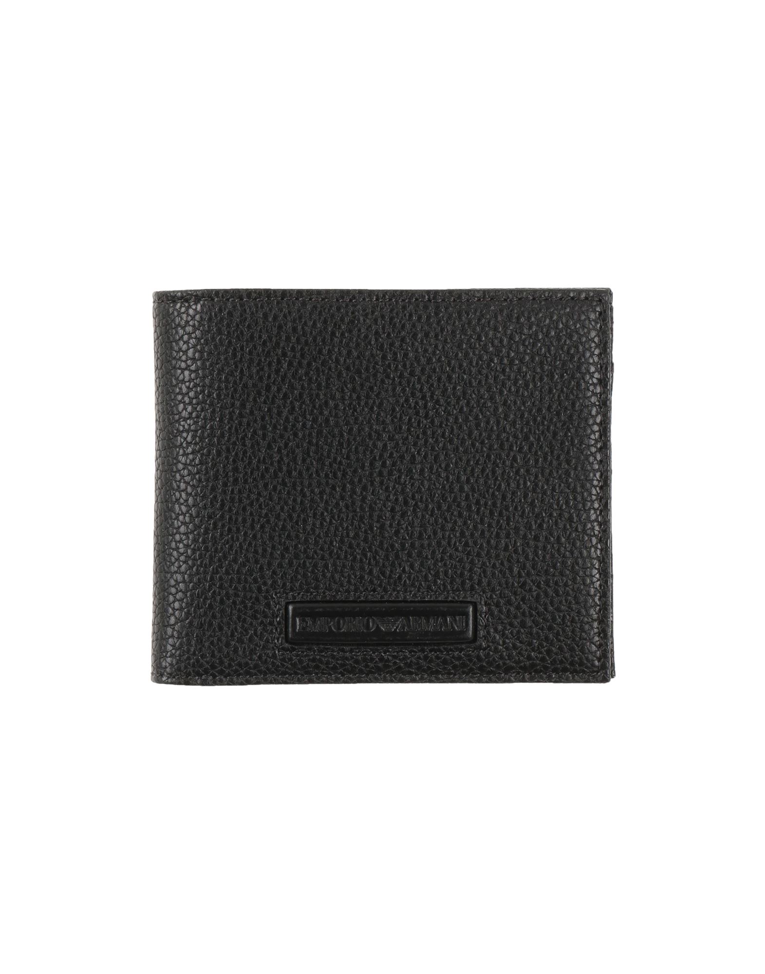 Emporio Armani Wallets In Black