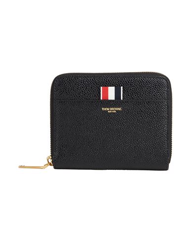 Thom Browne Woman Wallet Black Size - Soft Leather