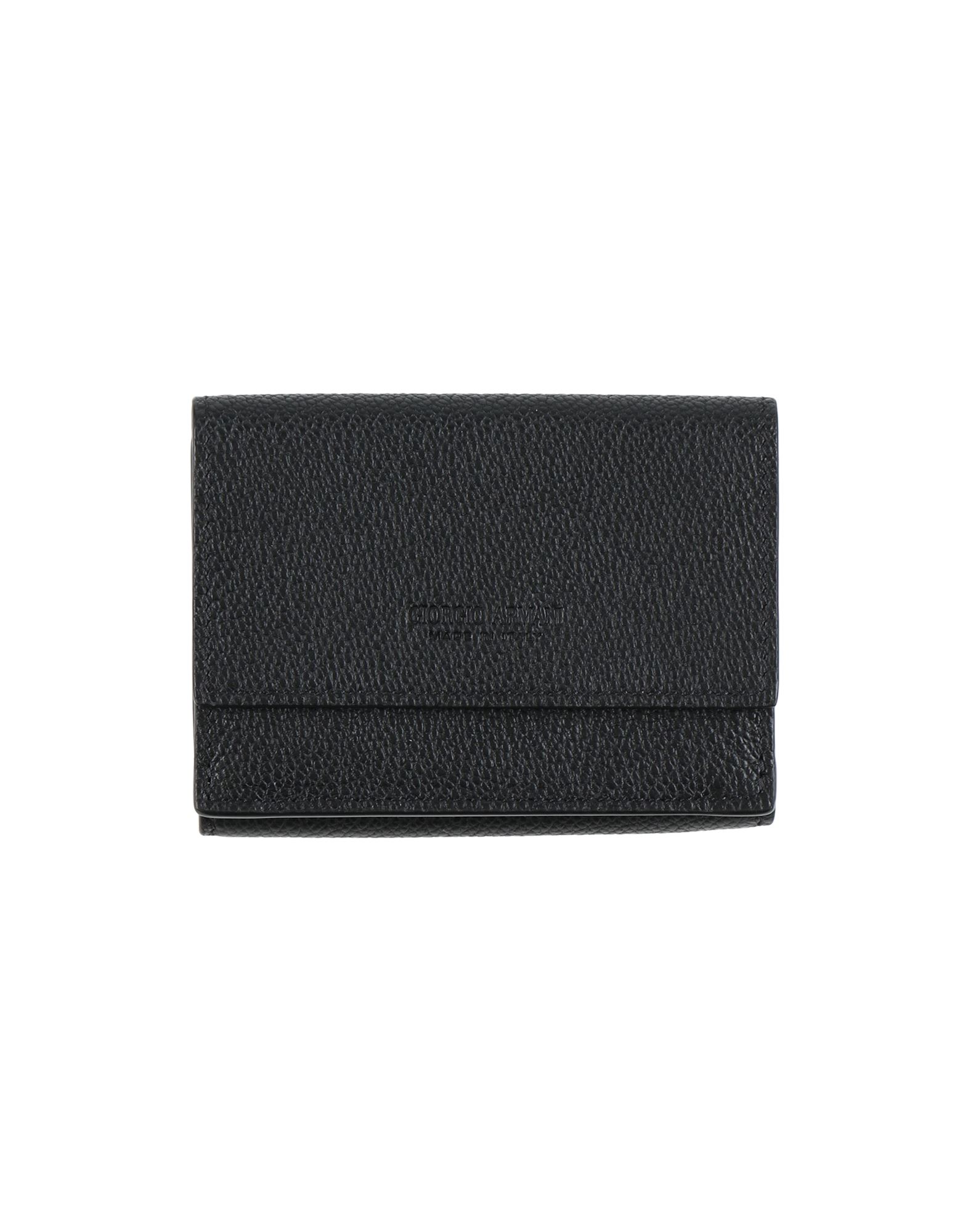 Giorgio Armani Wallets In Black