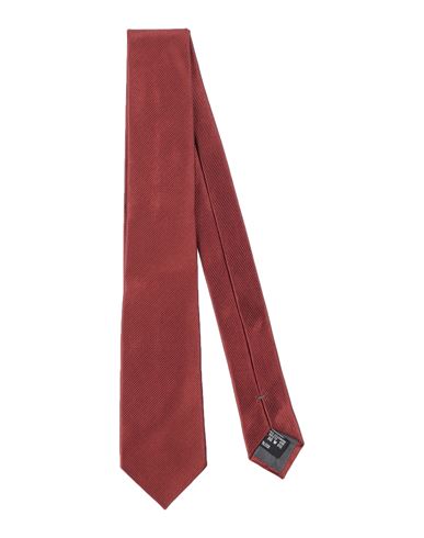 Giorgio Armani Man Ties & Bow Ties Brick Red Size - Silk