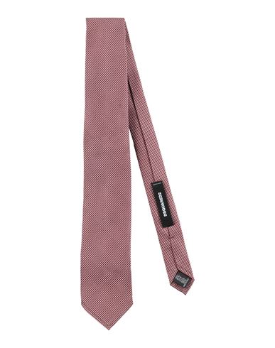 Shop Dsquared2 Man Ties & Bow Ties Pink Size - Silk