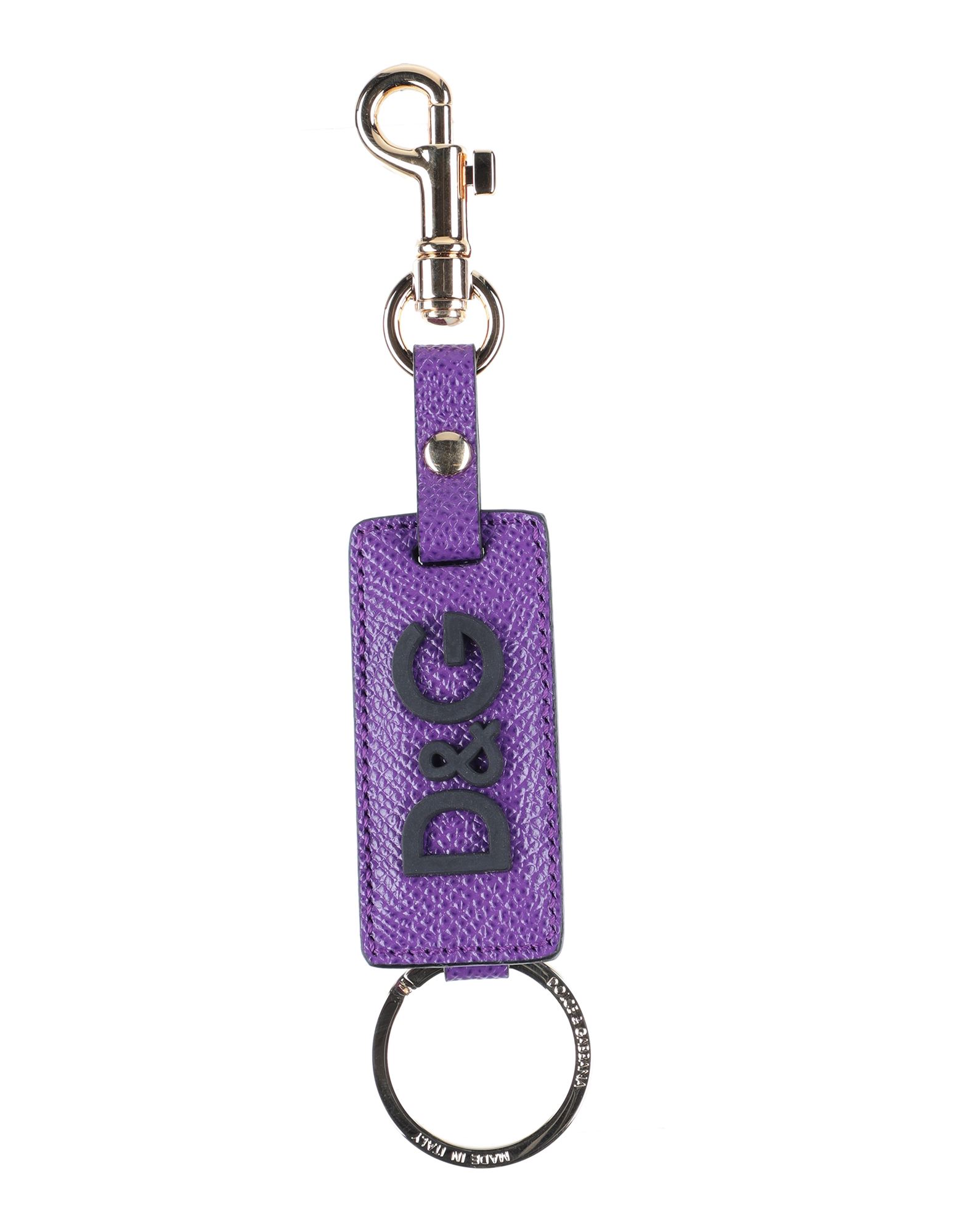Dolce & Gabbana Key Rings In Purple