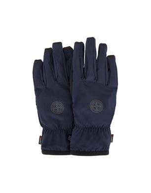Stone Island,Gloves,Man,Blue,Size Xl,100% Polyamide