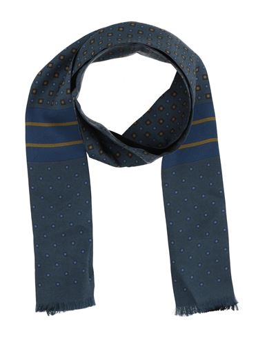 Dolce & Gabbana Man Scarf Slate Blue Size - Silk