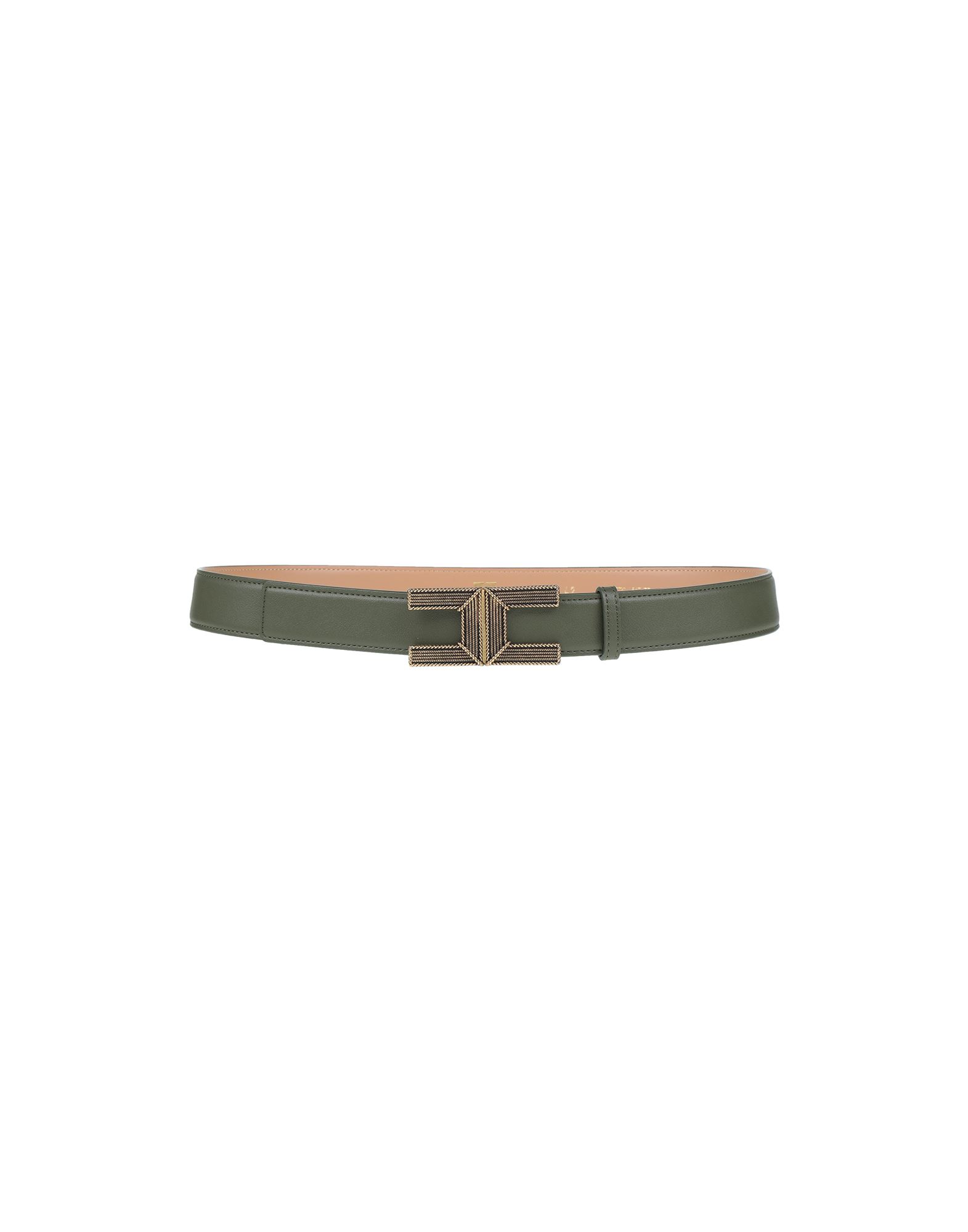 Elisabetta Franchi Belts In Military Green