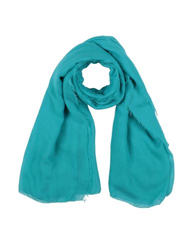 M Missoni Woman Scarf Turquoise Size - Modal, Cashmere In Blue