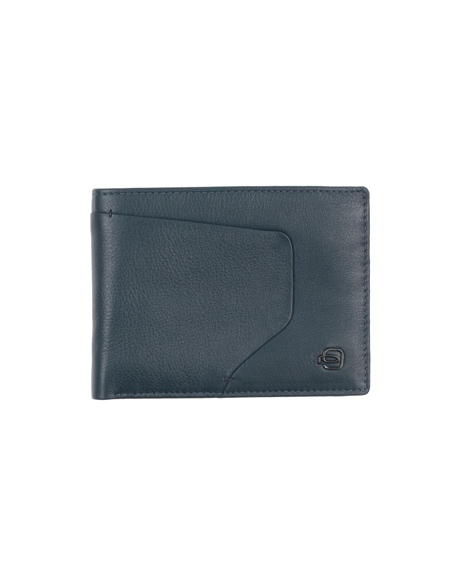 Piquadro Wallets In Blue
