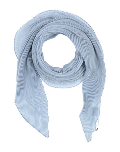 Agnona Woman Scarf Sky Blue Size - Cashmere, Silk