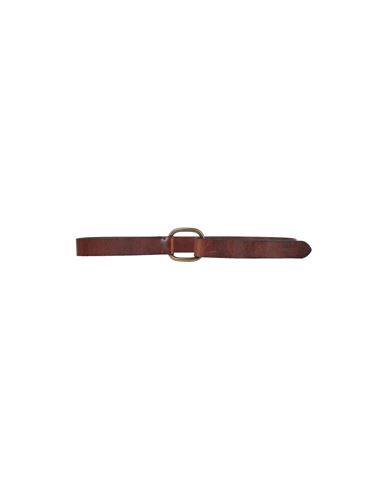 Dsquared2 Woman Belt Dark Brown Size M Soft Leather