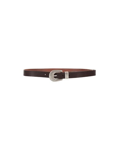 Man Belt Dark brown Size 43 Soft Leather