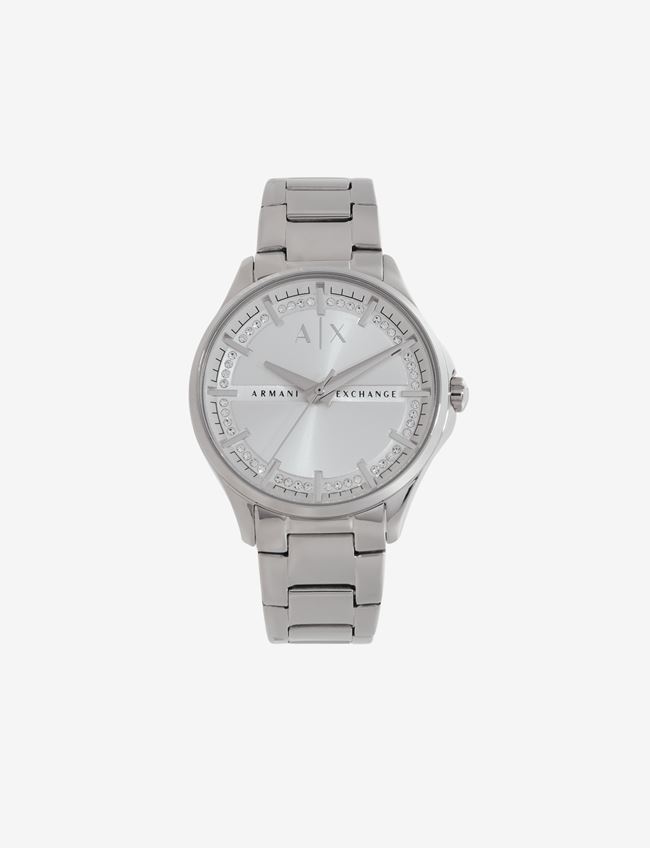 Armani Exchange Analog Watches Argento Acciaio Inox