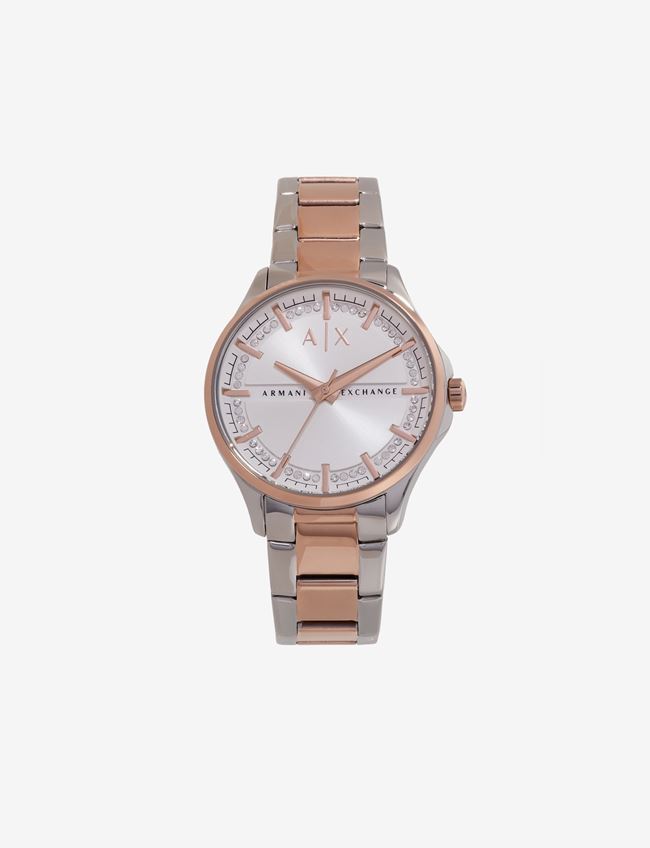 Armani Exchange Analog Watches Argento Acciaio Inox