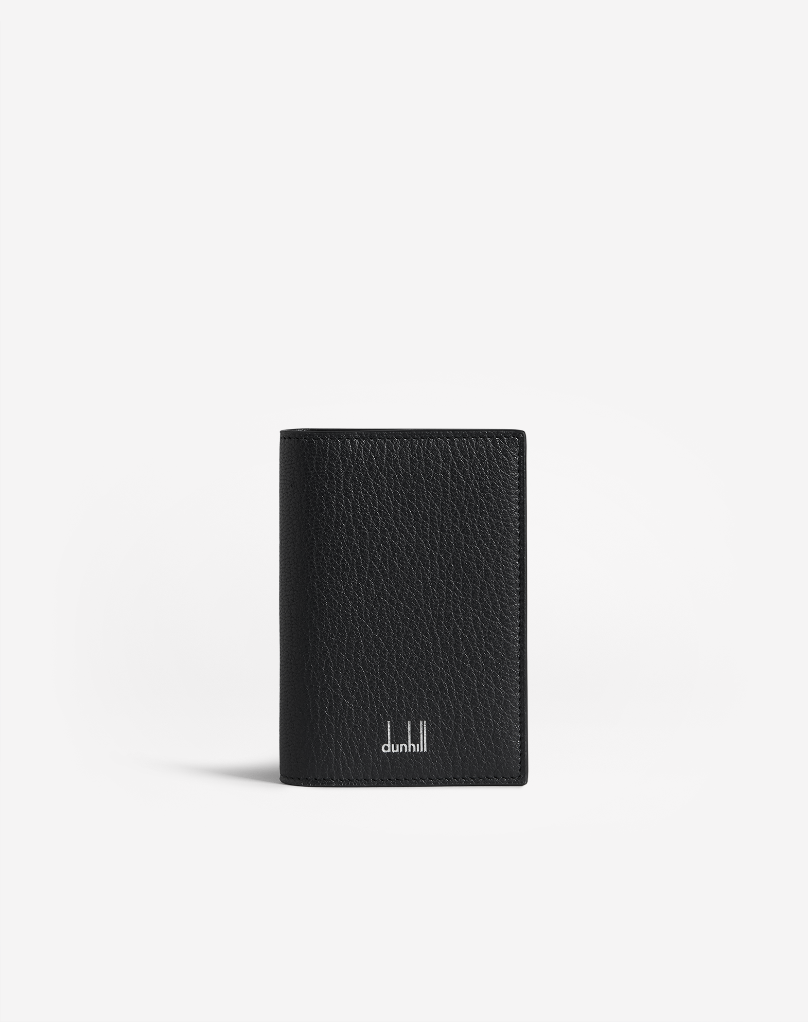 Dunhill Duke Fine Leather Business Card Case In Black