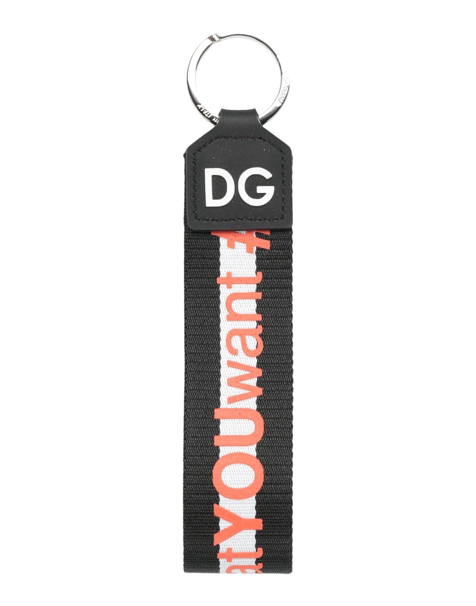 Dolce & Gabbana Key Rings In Black ModeSens