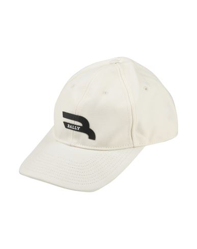 Shop Bally Man Hat Ivory Size 7 ⅛ Cotton In White