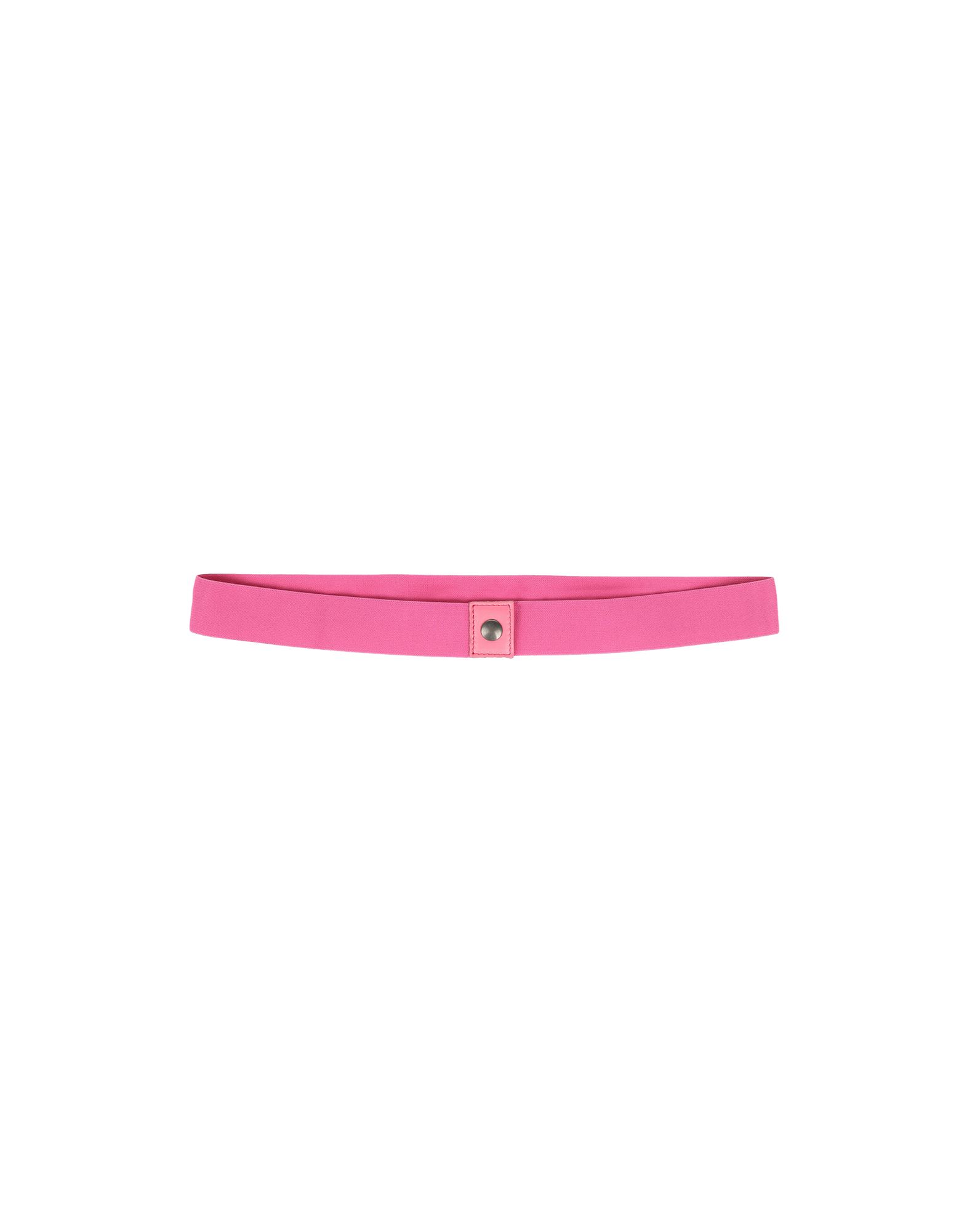Merci .., Woman Belt Fuchsia Size Onesize Textile Fibers, Soft Leather In Pink
