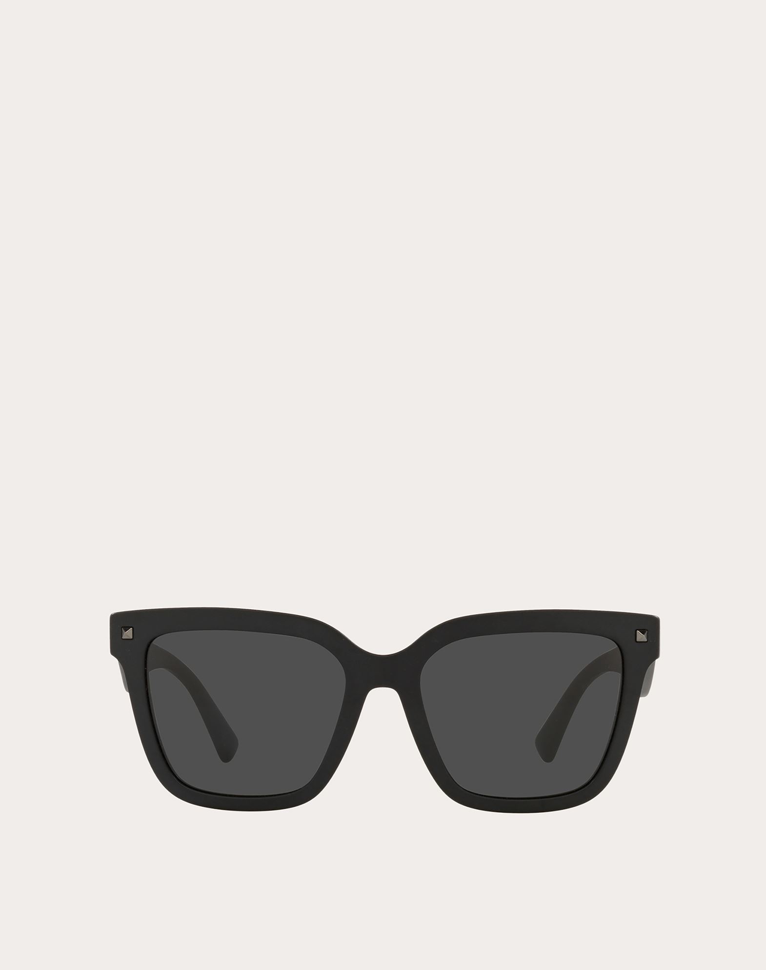 Valentino Garavani Valentino Occhiali Vltn Squared Acetate Frames In  Black/smoke Gray | ModeSens