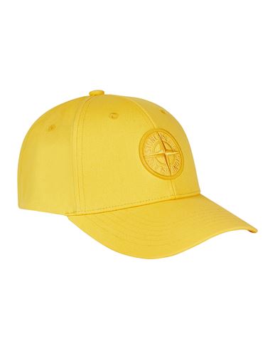 STONE ISLAND 99661 COTTON REP CAP 帽子 男士 黄色 EUR 88
