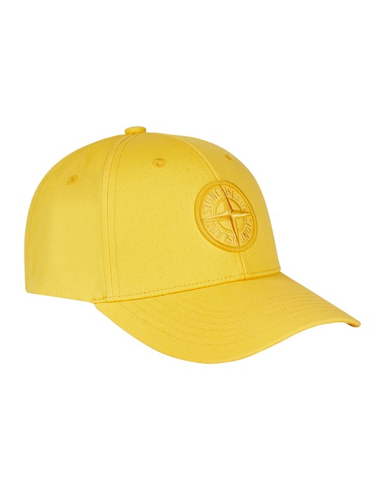  STONE ISLAND 99661 COTTON REP CAP 帽子 男士 黄色