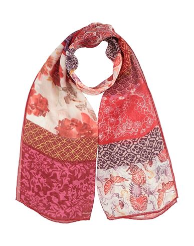 Ferragamo Woman Scarf Burgundy Size - Silk In Red