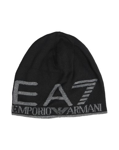 Ea7 Man Hat White Size M Acrylic In Grey